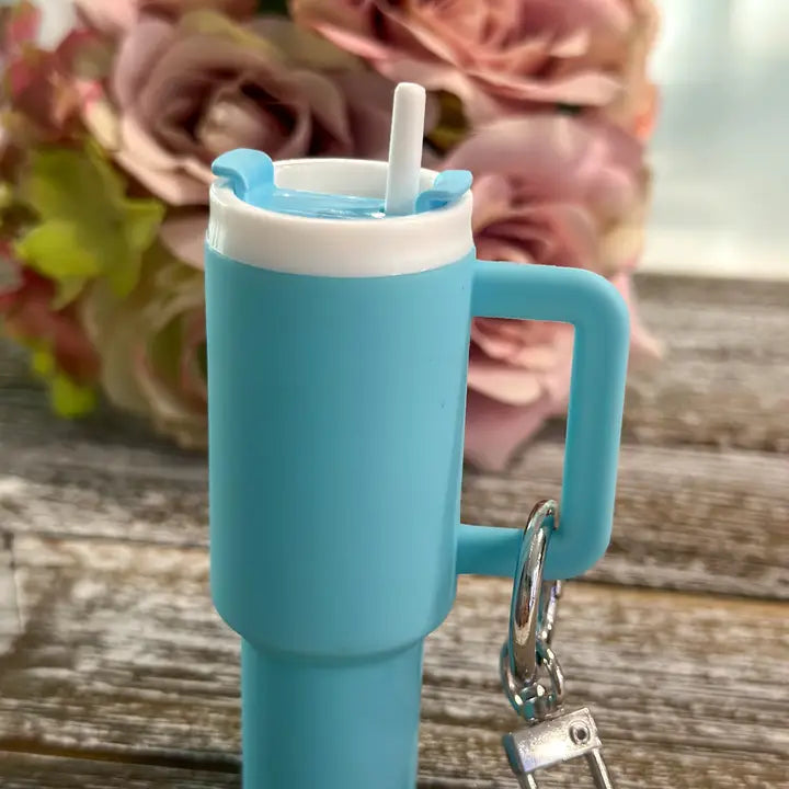 Stan Cup Keychain in Blue