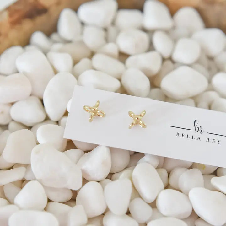 Lainey Dainty Gold Stud Earrings