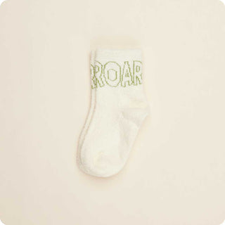 Warmies Plush Crew Socks- Dinosaur