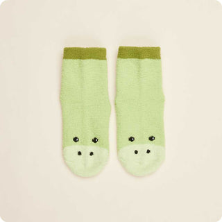 Warmies Plush Crew Socks- Dinosaur