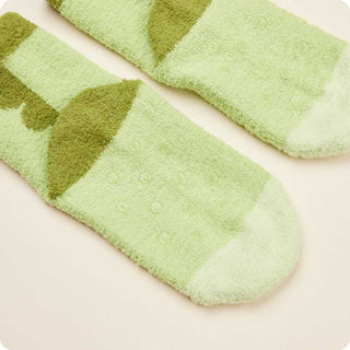 Warmies Plush Crew Socks- Dinosaur