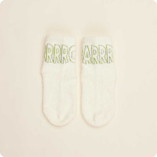 Warmies Plush Crew Socks- Dinosaur
