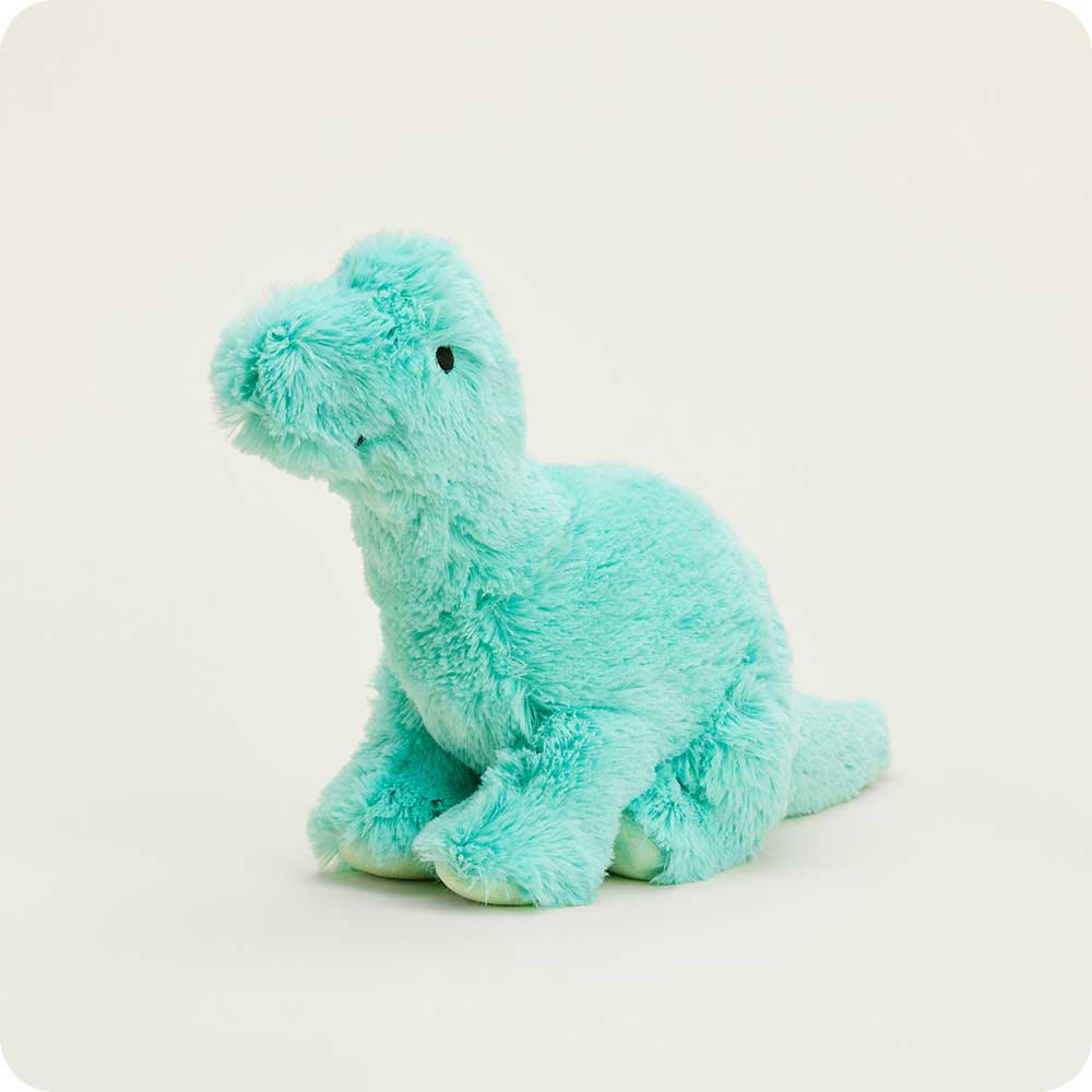 Teal Long Neck Dinosaur- Warmies Plush