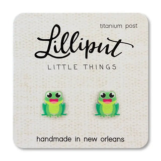 Frog Post Earrings