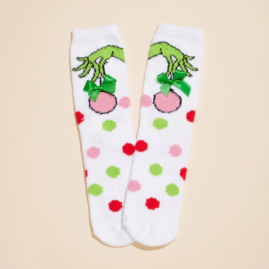 Christmas Fuzzy Socks- 4 Pack