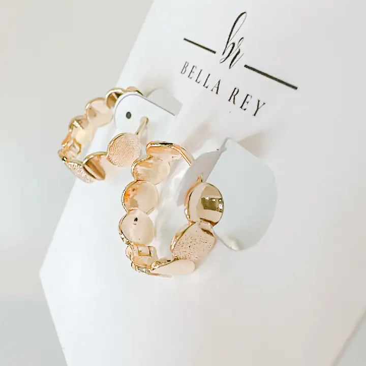 Grace Gold Huggie Hoop Earrings