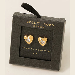 Heart Stud Earrings