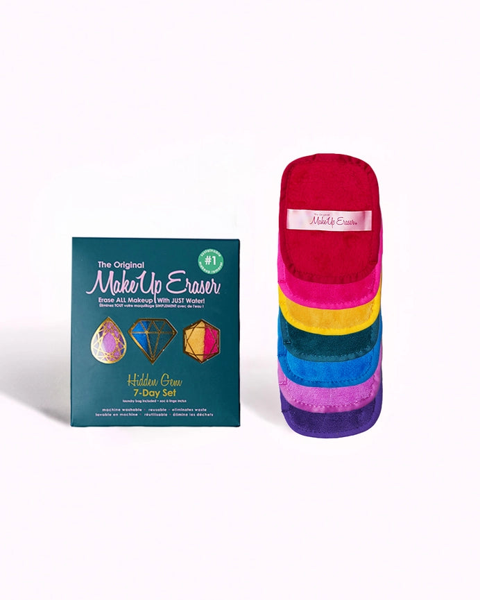 Hidden Gem Make Up Eraser 7-day Set