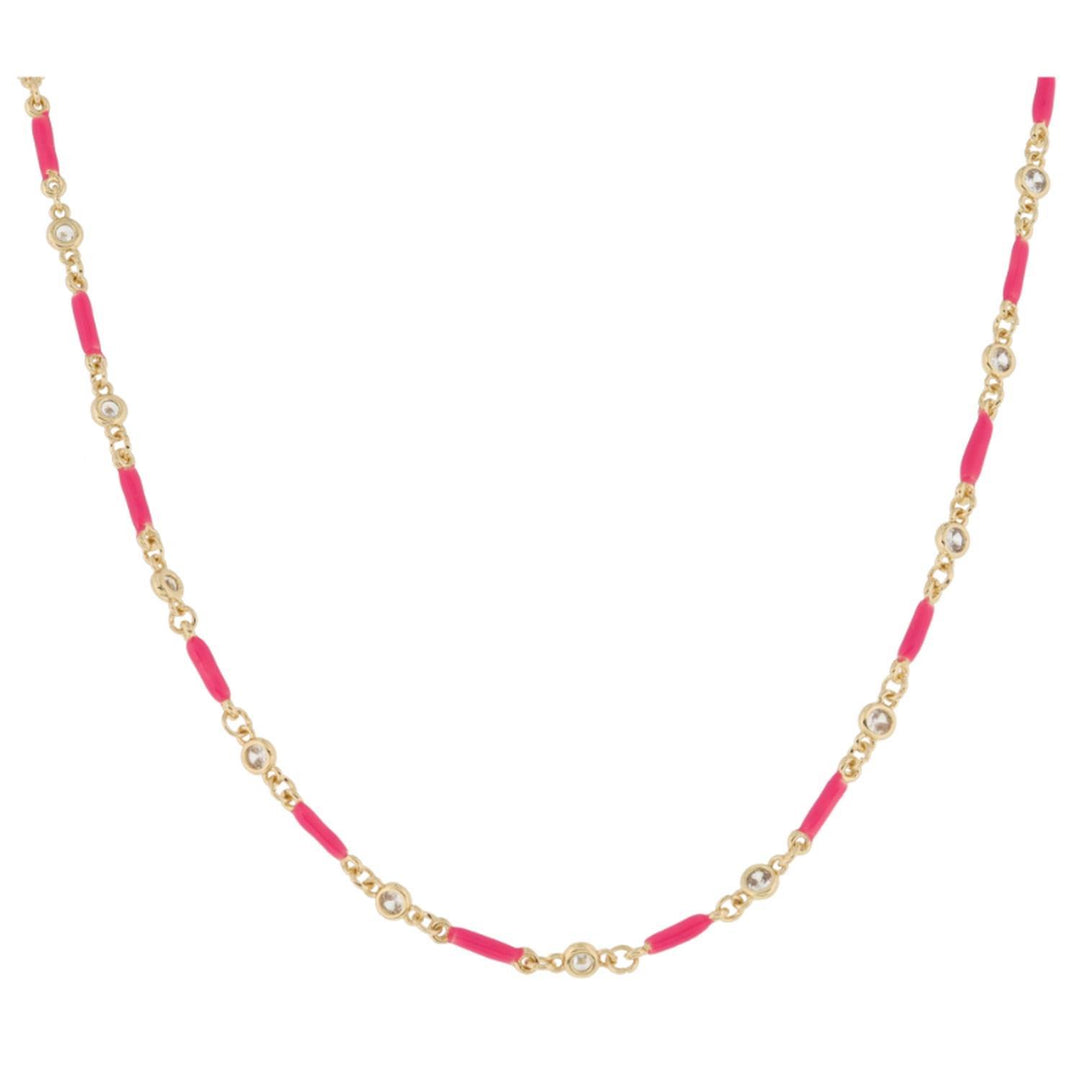 Hot Pink Zoe Necklace