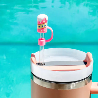 Straw Cover "Ice Cream Float"