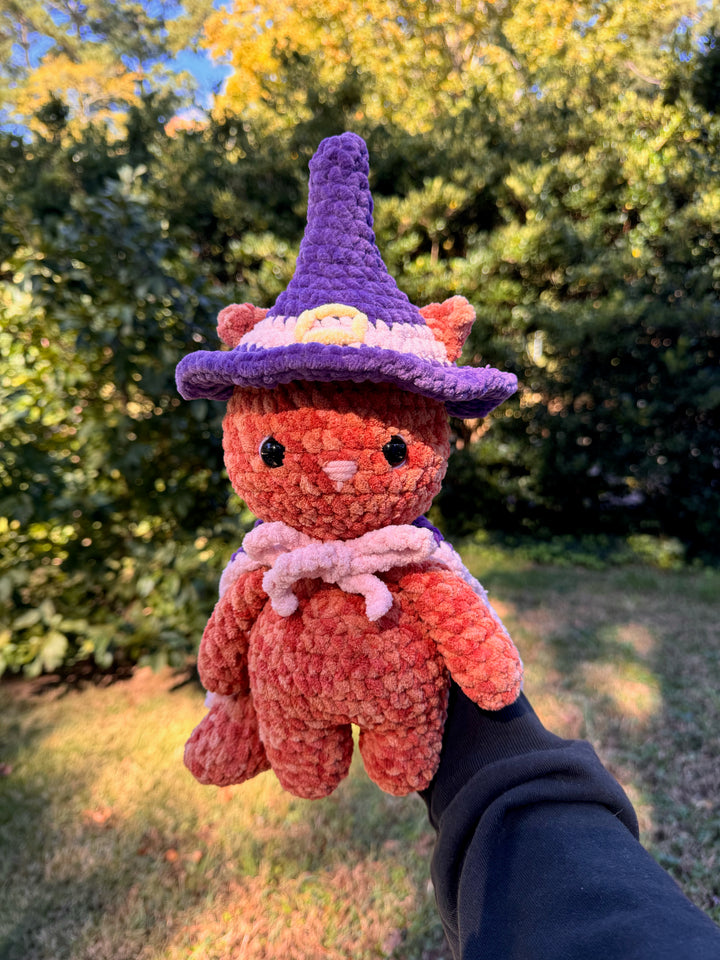 Crochet Halloween Orange Cat