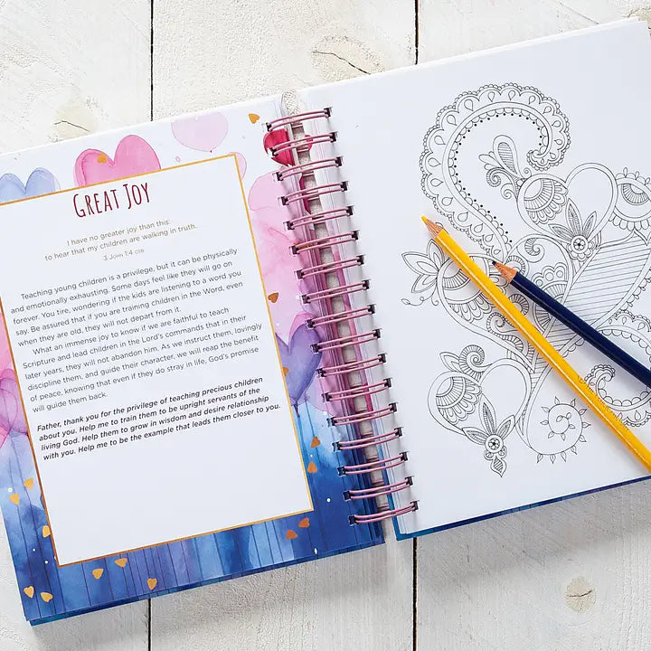 Joyful Hearts Devotional Coloring Book