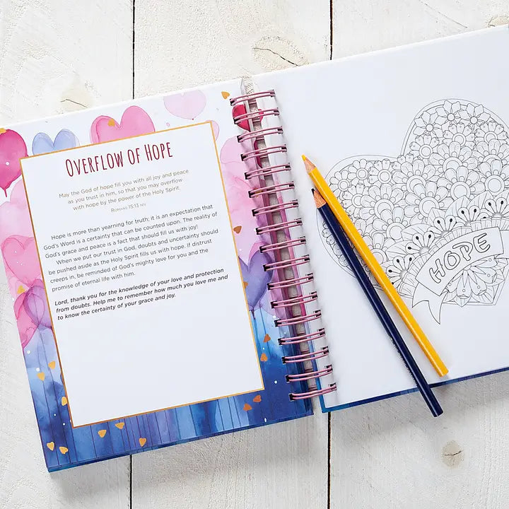 Joyful Hearts Devotional Coloring Book