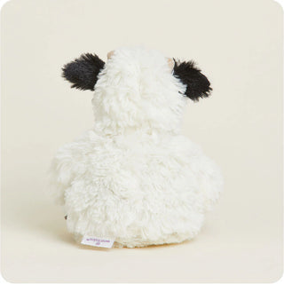Black and White Cow- Junior Warmies Plush