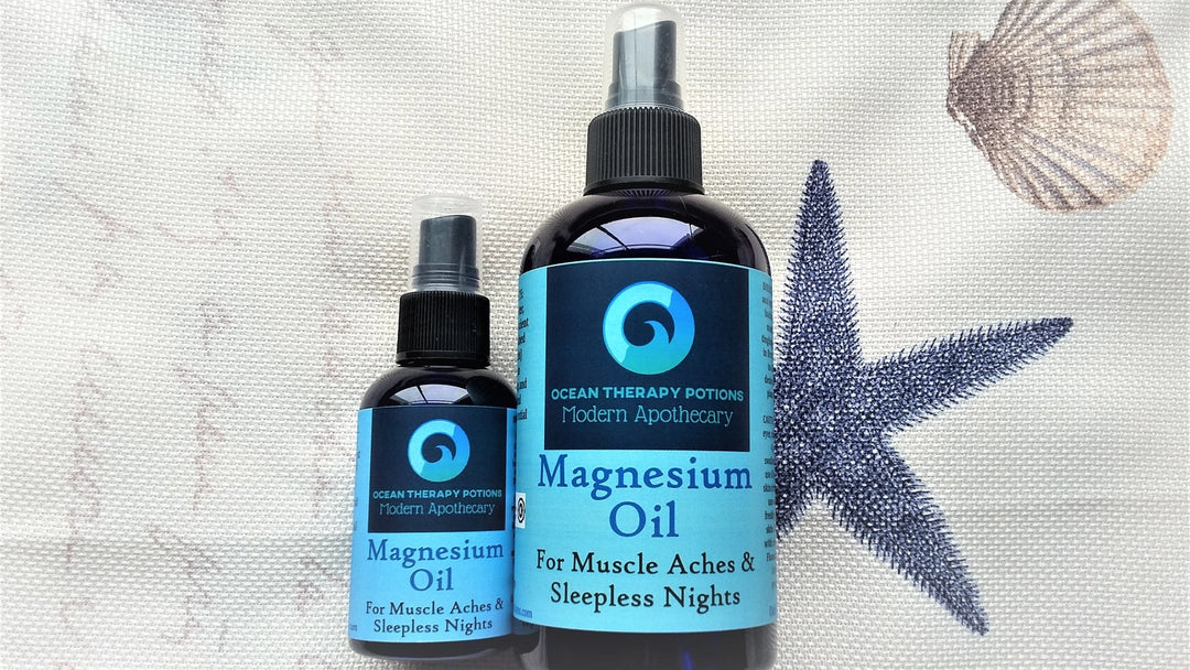 Magnesium Oil Spray - for muscle aches and sleep (8 oz)
