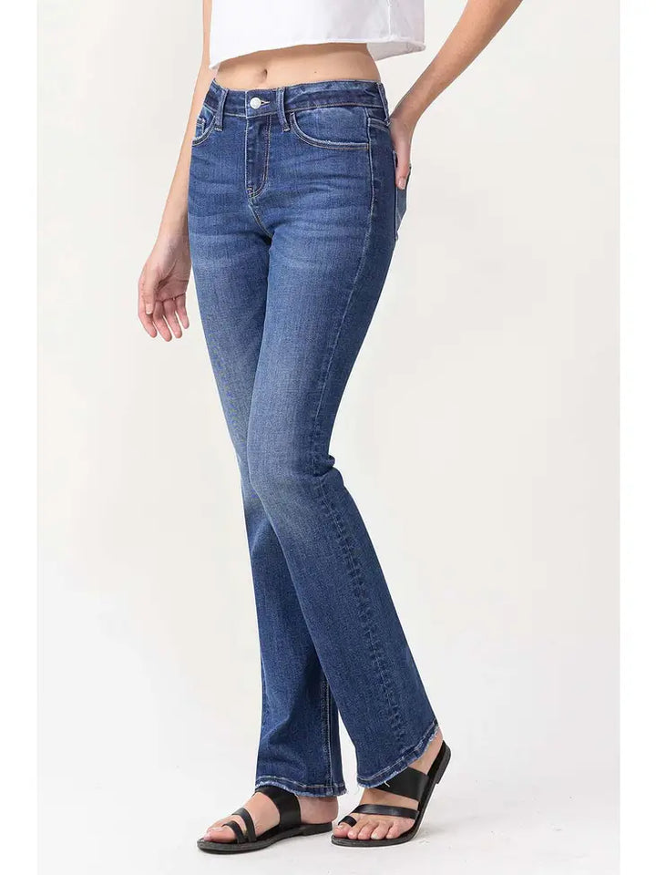 Lovervet Mid Rise Boot Cut Jeans