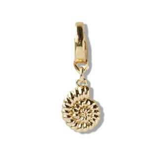 Gold Nautilus Shell Charm