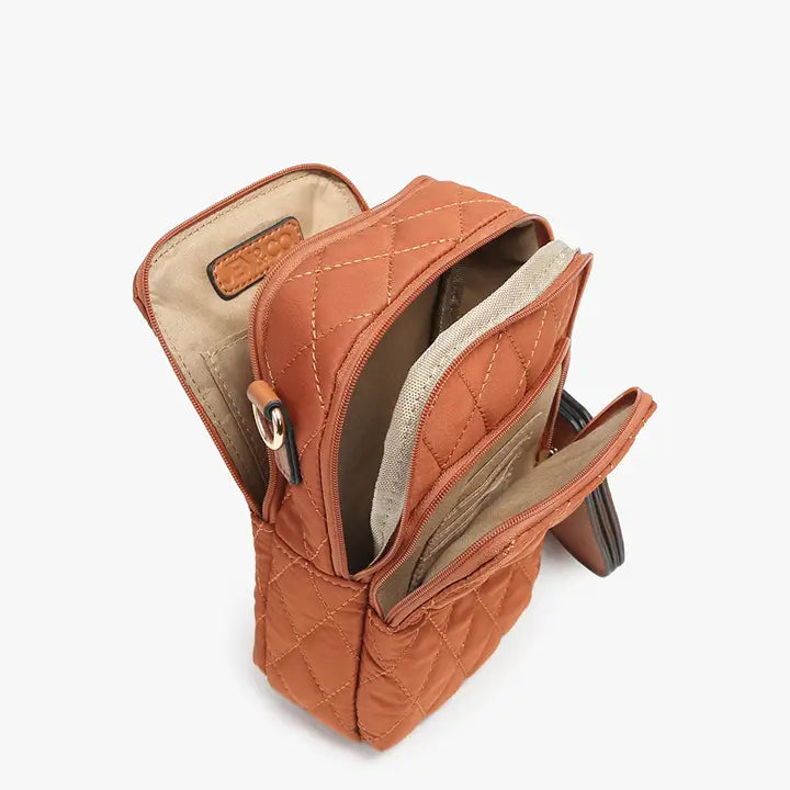 Parker Crossbody in Tan