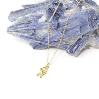 Peace Sign Necklace-Gold