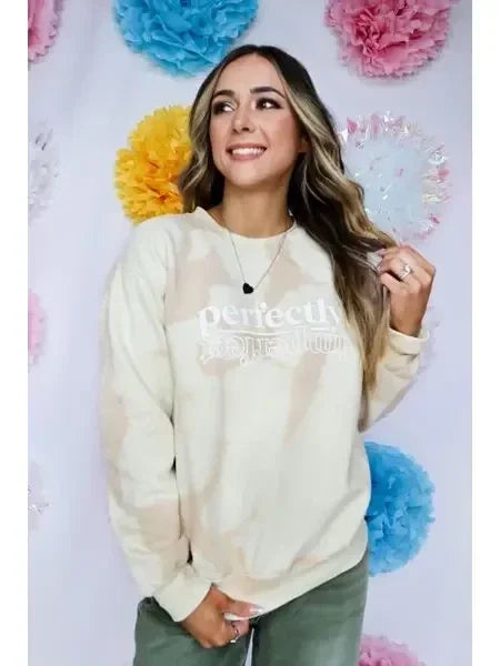 Perfectly Imperfect Bleached Sweatshirt