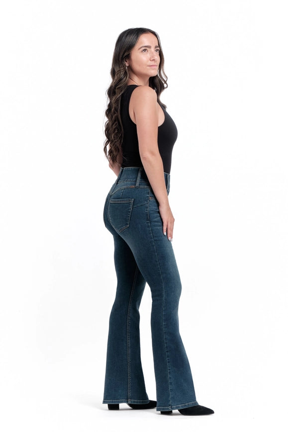 Petite Fit and Lift Flare Jean