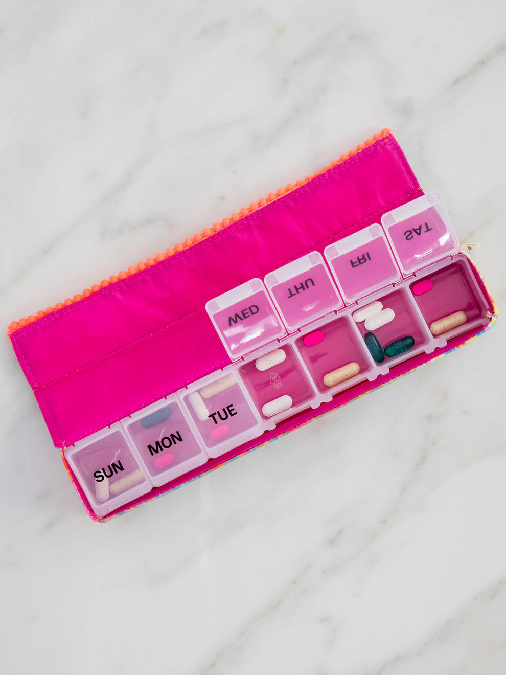 Boho Weekly Pill Organizer