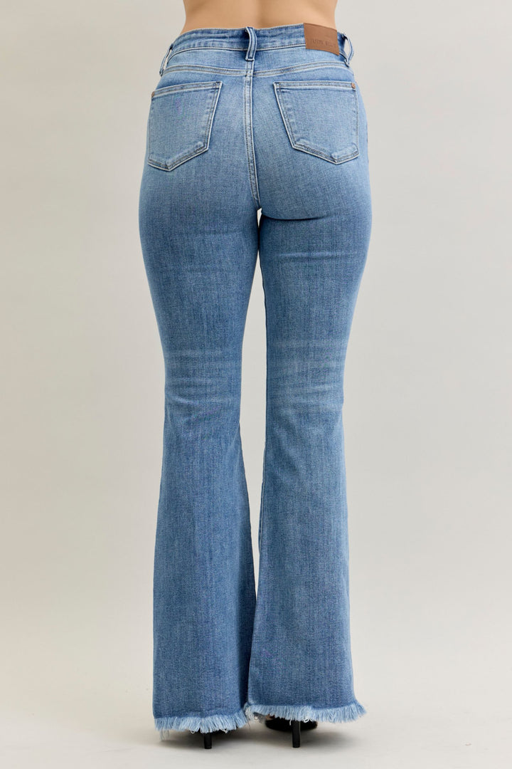 Judy Blue Flare Front Pintuck