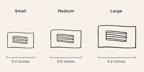 Teleties Flat Rectangle Hair Clip- Merry Pinkmas