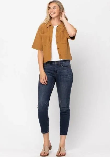 Judy Blue Cropped Relax Fit Jeans