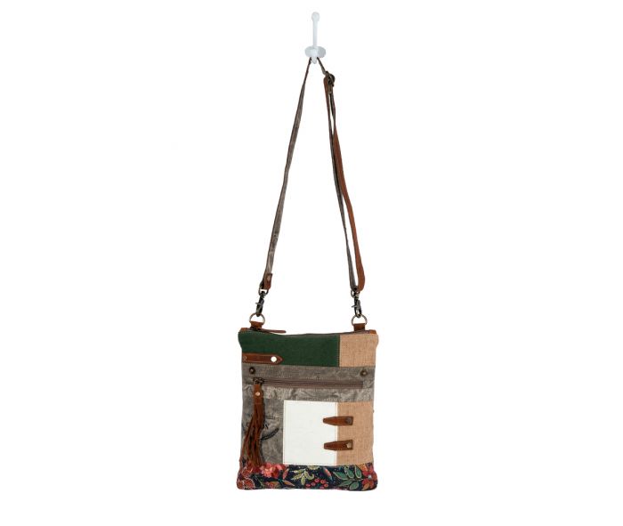 Myra Bag Boulangerie Floral Trim Crossbody Bag