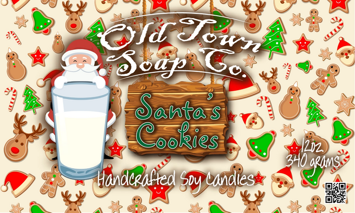 Christmas 12oz Candles- Santa's Cookies