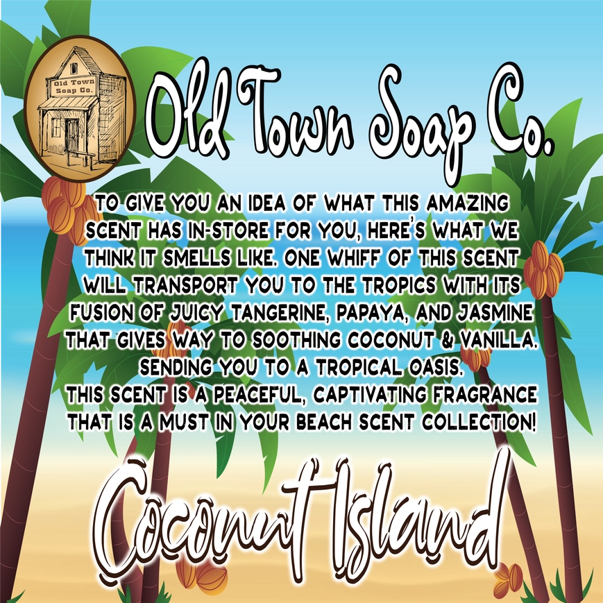 Natural Botanical Shower Gel - Coconut Island