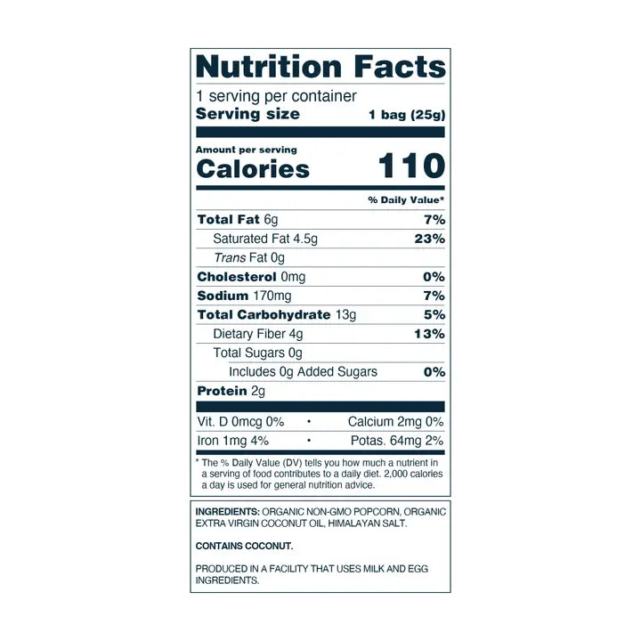 Organic Popcorn, Himalayan Pink 0.88oz