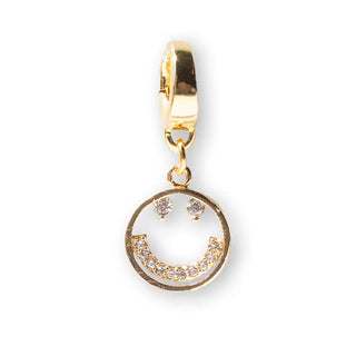 Gold Smiley Charm