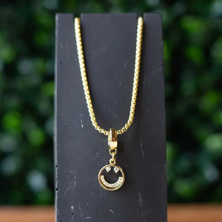 Gold Smiley Charm