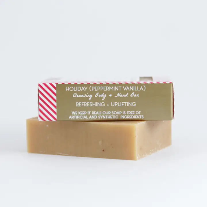 Natural Goat's Milk Soap - Holiday Bar