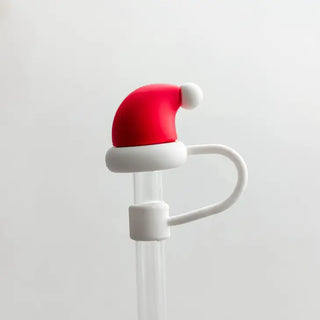 Straw Cover "Santa Hat"