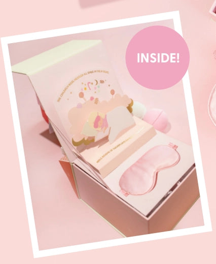 Visions of Sugarplums Bath Balm Eye Mask Set