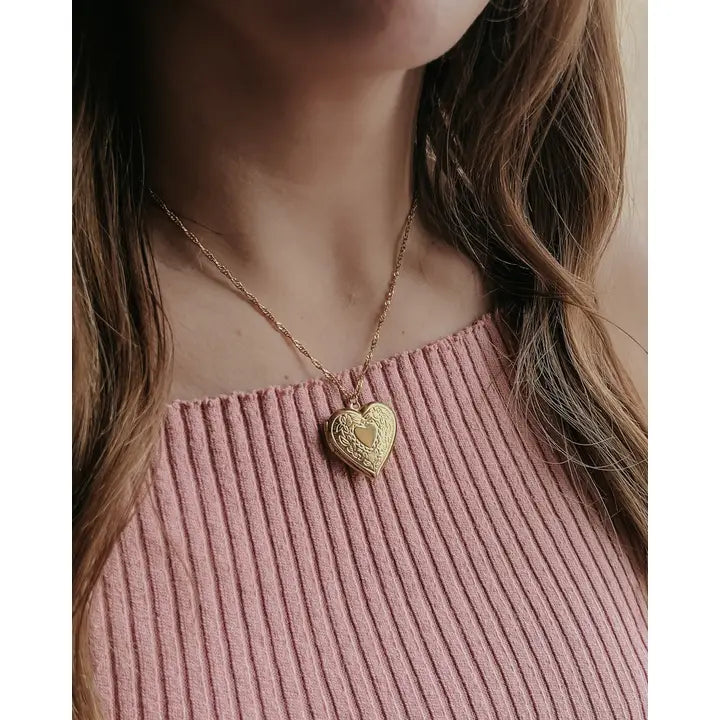 Thelma Solid Heart Waterproof Necklace