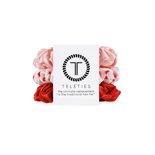 Small Teleties Silk Scrunchies- To Have and To Hold