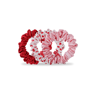 Small Teleties Silk Scrunchies- To Have and To Hold