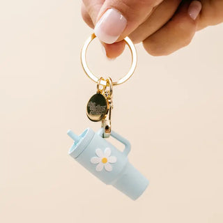 Aqua Tumbler Keychain