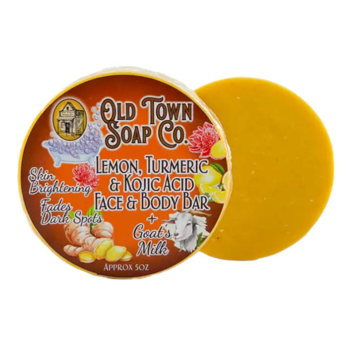 Lemon, Turmeric & Kojic Acid Face & Body Bar