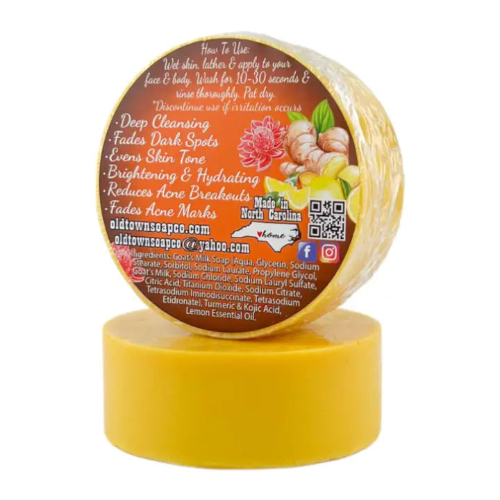 Lemon, Turmeric & Kojic Acid Face & Body Bar