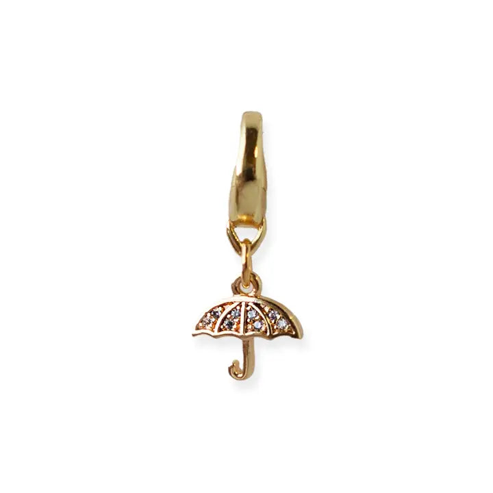 Gold Umbrella Charm