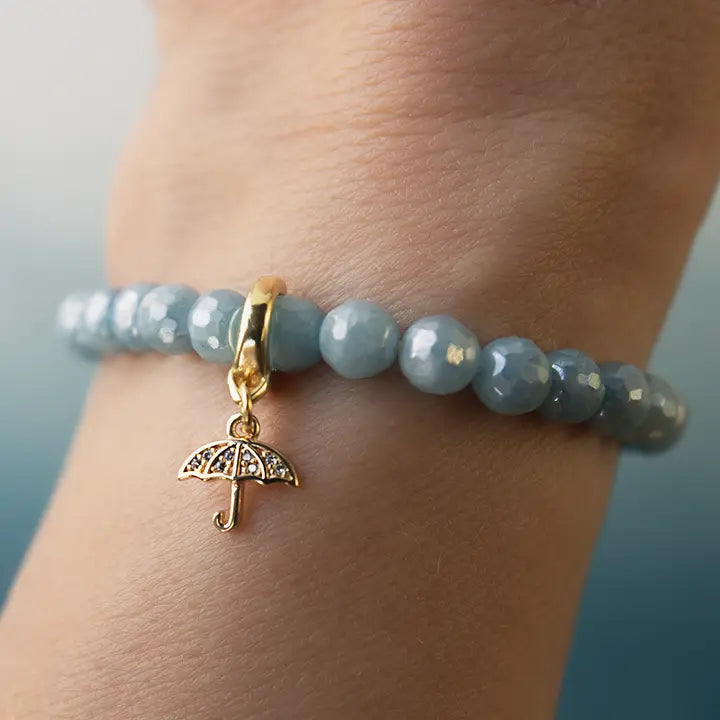 Gold Umbrella Charm