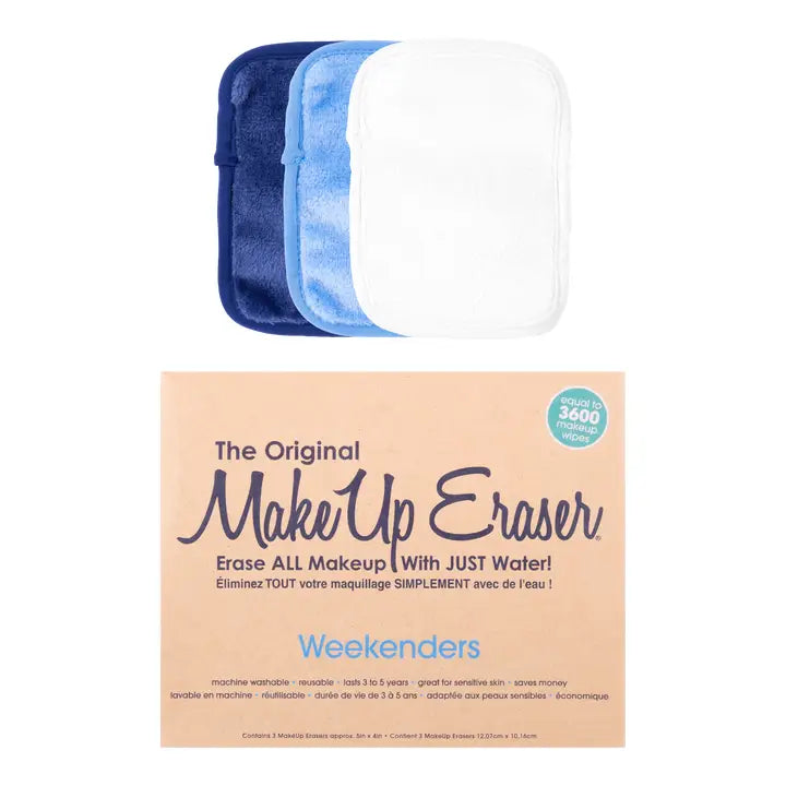 Weekenders 3-Day MakeUp Erasers Set