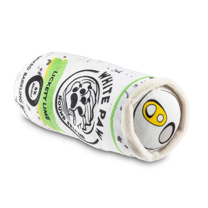 White Paw Lickity Lime Squeaker Dog Toy