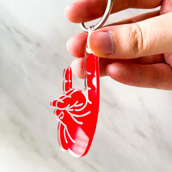 Wolfpack Acrylic Keychain