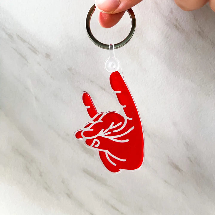 Wolfpack Acrylic Keychain